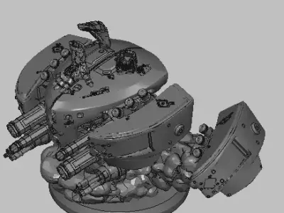 Sp drone body 3D print model