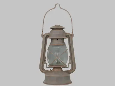 Old Lantern 3D Model Low-poly 3D model purchase