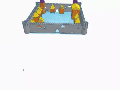 Town Siege 3D model
