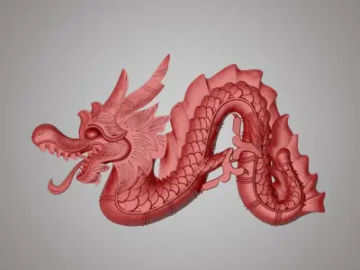 Dragon Relief 3D model