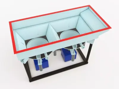 Jigging Separator Machine 3D Model 3D model