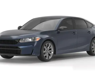 Generic Hatchback 01 3D model