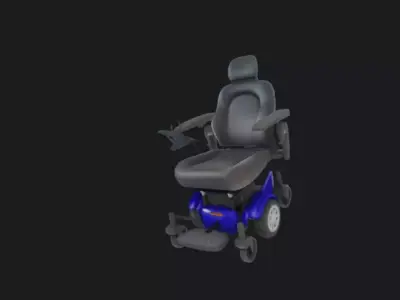 Golden Compass Sport Mobility Scooter 3D Model 3D model