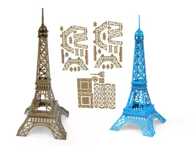 Eiffel tower 3D Model 3D print model purchase