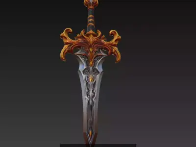 Royal Celestials - Divine Fantasy Sword Collection 3D Model Pack
