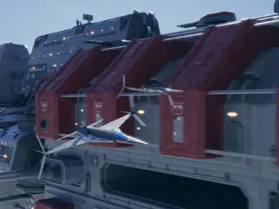 Bullnoir Battlecruiser 3D model