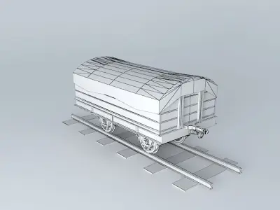 Eco Rail N/Gauge S-R Covered Old Steam Days Free 3D model