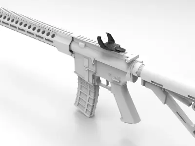 Red Dot Laser Low-poly 3D model