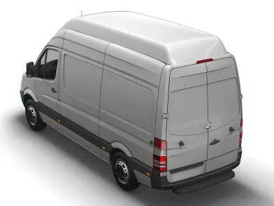 Freightliner Sprinter Cargo Van L2H3 2009 3D model