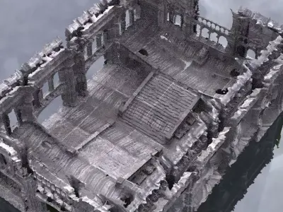 Lovecraftian ruin 4 3D 3D model