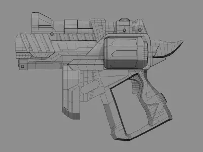 Kamen Rider Geats Magnum Shooter 3D Low-poly 3D model