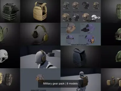 Military gear pack