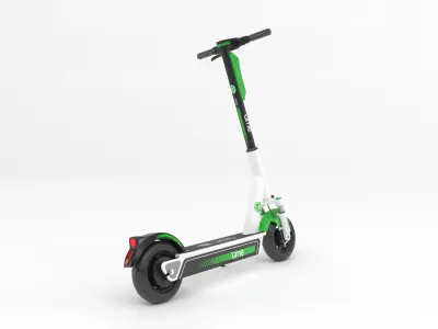 Lime Scooter 3D Model 3D model