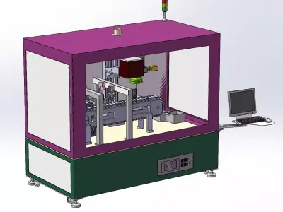 Lithium Battery Tab Laser Welding Machine  3D model