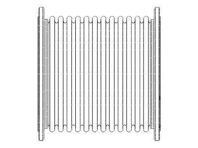 Steel Pipe Expansion Joint 3D model