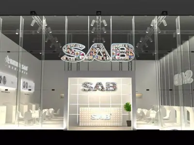 Exhibition - Area -10X10-3DMAX2009-051 3D model