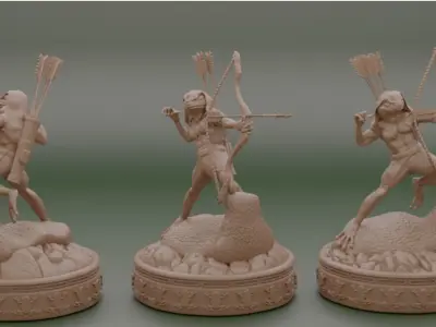 Heroes - Frogs 3D print model