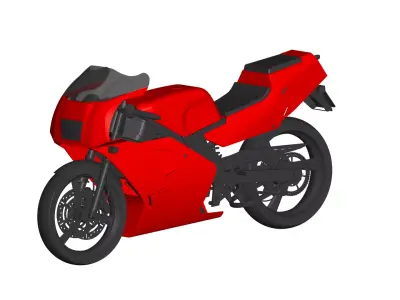 Yamaha TZR250 3D model