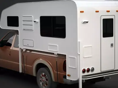 Truck Camper 3D model