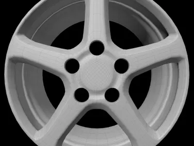 Car disk 3D model