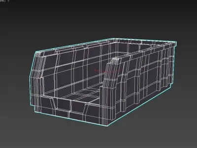 Plastic box 3D model