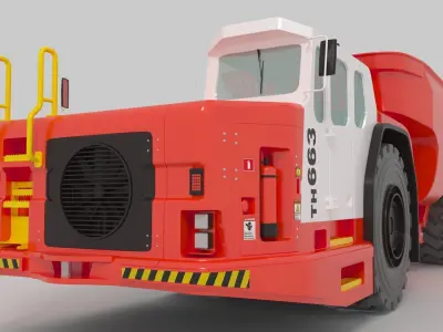 Underground Mining Truck 3D model