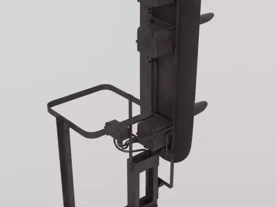 Railway Traffic light - High poly 3D model