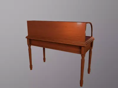 Antique Display Case Low-poly 3D model