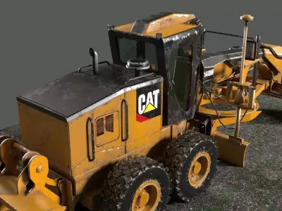 CAT 140M 3D model