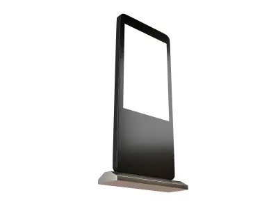 Advertising Display LCD Mockup v1 001 Low-poly 3D model