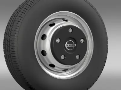 Nissan Cabstar wheel 3D model