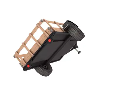 Utility Trailer 3D model get