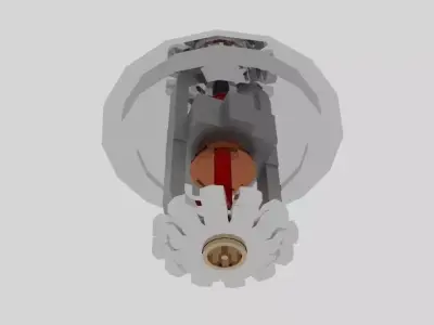 Fire Sprinkler Low-poly 3D model purchase