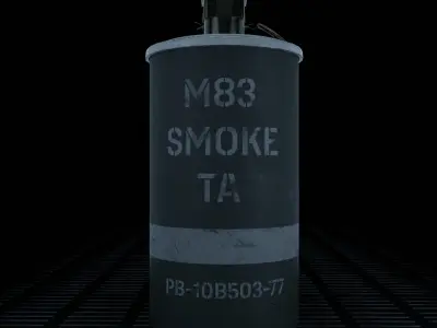Smoke M83 Low-poly 3D model