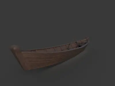 Asia Boat Free 3D model
