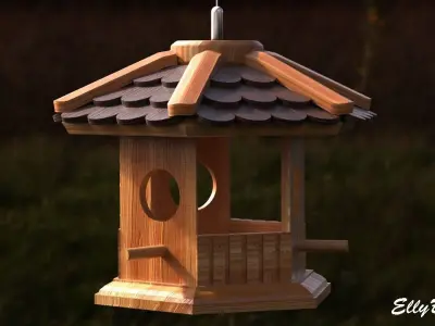 Bird Feeder 3D model buy