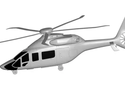 Airbus Helicopters H160 3D model purchase