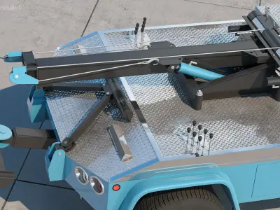 Heavy Duty Tow Truck 3D model