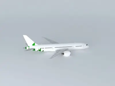 LEAF Boeing 787 800 Free 3D model