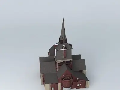 St. Martin's Church Arzal Free 3D model