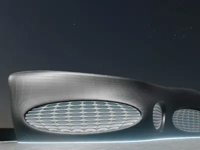 Sci-fi Building 3D model purchase