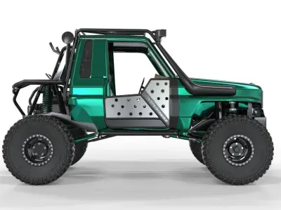 Generic Toyota Land Cruiser Xtreme Perfonmance LC79 2004  3D model