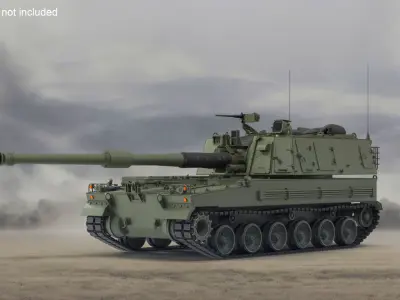 South Korean Self Propelled Howitzer 3D model