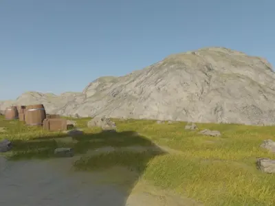 Mountain Village 3D model buy