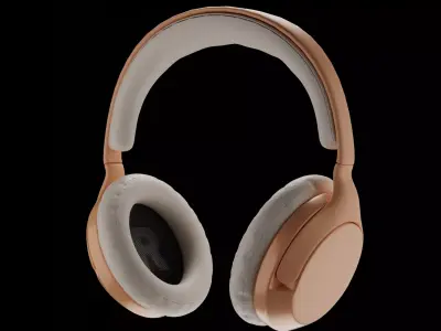 Headphones 3d model Free low-poly 3D model