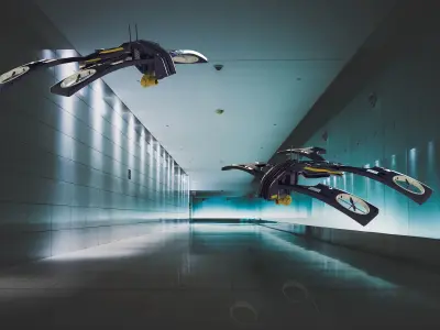 3d Drone sci-fi 3D model