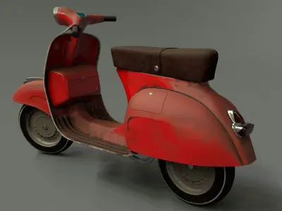Vespa Motobike 3D model