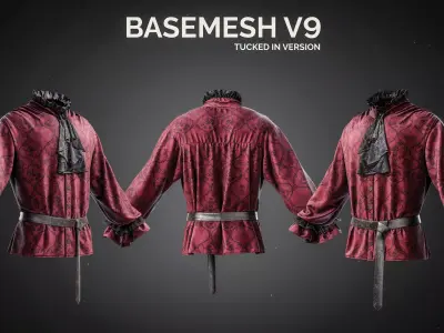 10 Heroic And Historic Shirts And Tunics 3D model