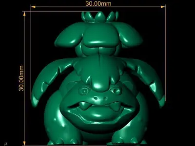 3D printable monster 3D print model