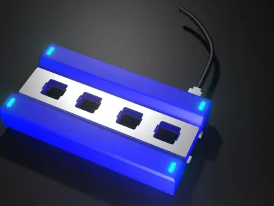 Sci fi hand held tool 3D model